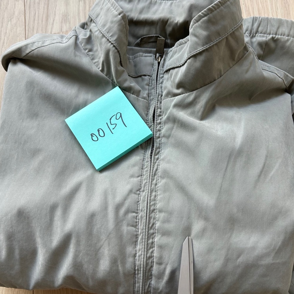 Dockers Windbreaker Jacket Mens Large‎ Green Full Zip Workwear Utility Tactical - Picture 11 of 11